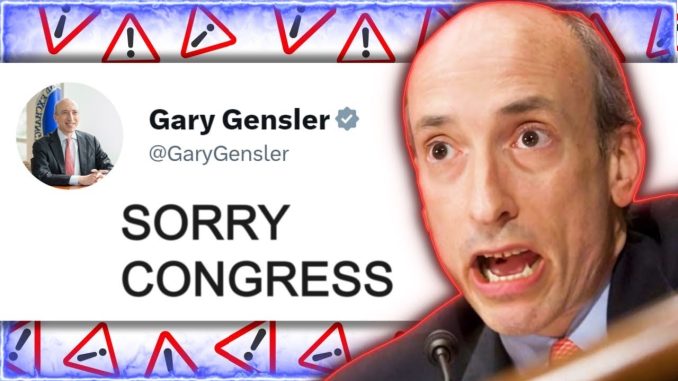 BREAKING: SEC IGNORES DIRECT ORDER FROM CONGRESS TO APPROVE BITCOIN ETF