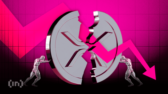 Ripple (XRP) 177% Rally Under Threat as Seller Sentiment Overpowers Bullish Momentum