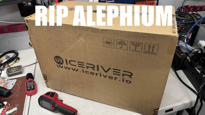 UNBOXING THE ICERIVER AL3 ALEPHIUM MINER LIVE...