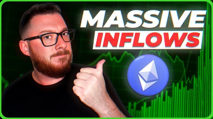 Ethereum ETF Inflows Surging...Is an ETH Rally Incoming?