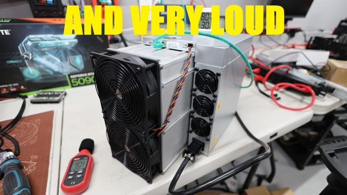 Dude this Bitcoin Miner uses A LOT OF POWER!