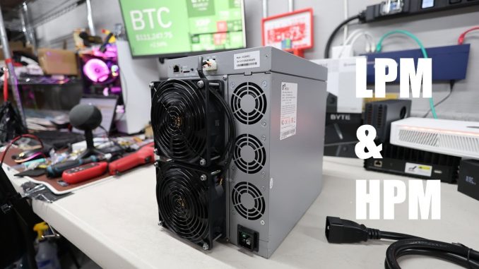 Bitdeer Sealminer A2 LOW POWER MODE TESTING! and HPM?