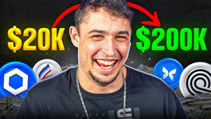 How I Would Invest $20k In Crypto TODAY (Turn $20k Into $200k)