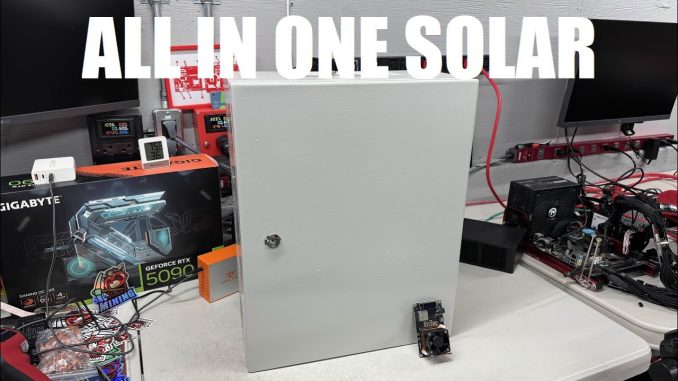 I'm finally getting into mining with SOLAR POWER! Unboxing the AxeBox