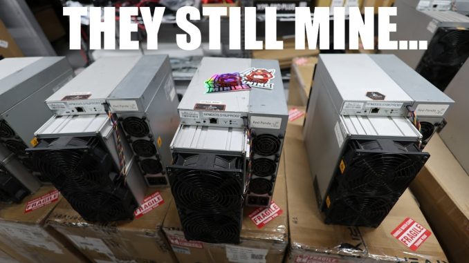 These old Bitcoin Miners stood the test of TIME!