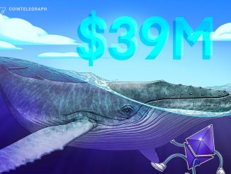 Ethereum Whale Stacks $39M in ETH Despite Ether Falling Harder Than Bitcoin