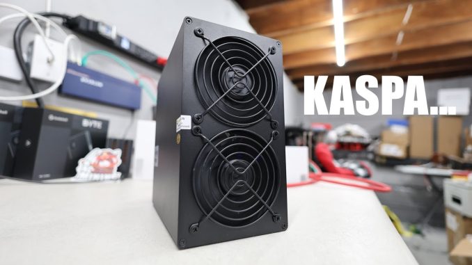 NEW Kaspa Miner! but it's not making any money right now... KS7 Lite