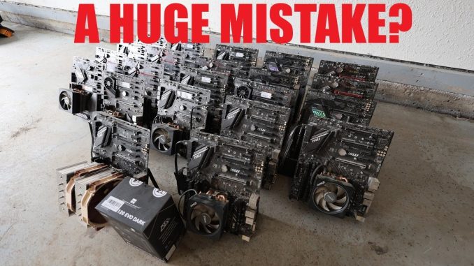 WHY did I buy ALL these CPU Mining Rigs?