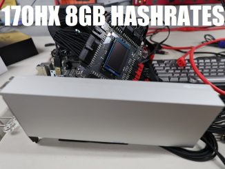 CMP 170HX 8GB BIOS MODDED MINING HASHRATE LIVE!