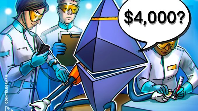 ETH Rally To $4K Still Possible Despite Recent Sell-off