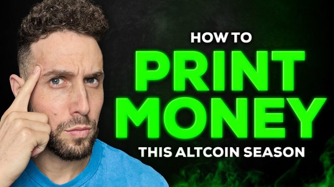 How I’m Printing INSANE Money in Altcoin Season (COPY THIS)