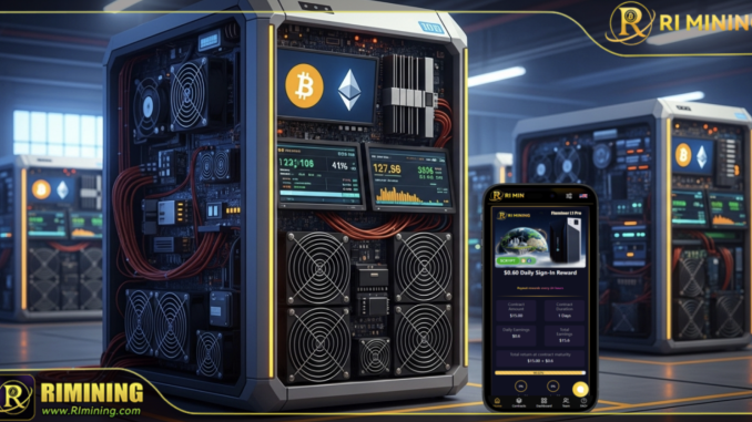 RI Mining Free Cloud Mining App Is Officially Launched