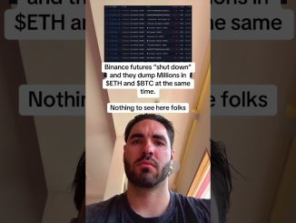 Binance Futures Shut Down and They Dump Millions in Bitcoin and Ethereum the same day 🤔