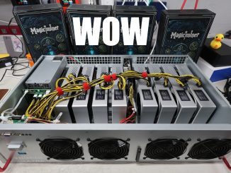 This is it... 8 "GPU" BITCOIN Miners in 1 SERVER CASE!