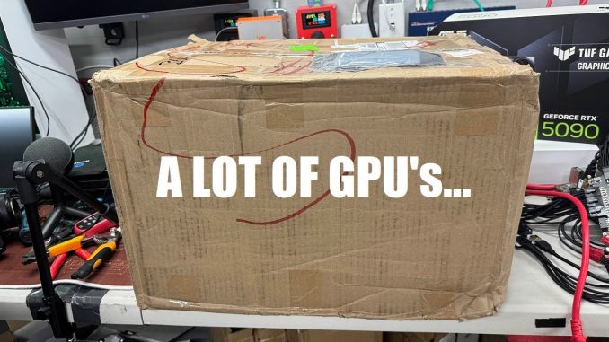 UNBOXING MORE GPUs... are they for mining?