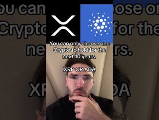 XRP or ADA? you can only choose one to hold for the next 10 years. #crypto #bitcoin #xrp