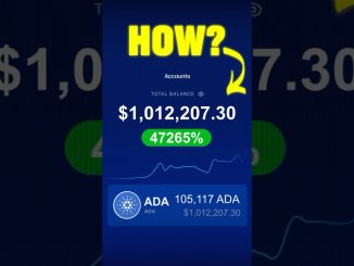 How Much Cardano To Become A Millionaire? 🤑