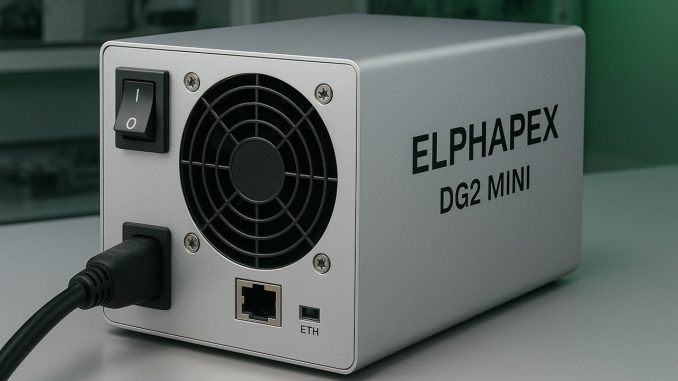 Elphapex DG2 Mini Announced! 2.4GH/s Scrypt Home Miner for Dogecoin & Litecoin