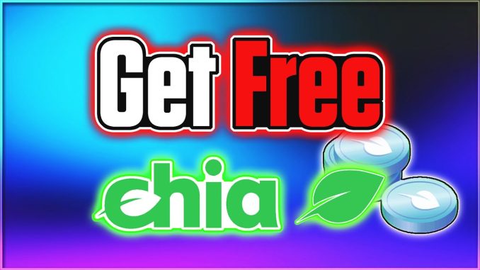 Free Chia Using Chia Faucets