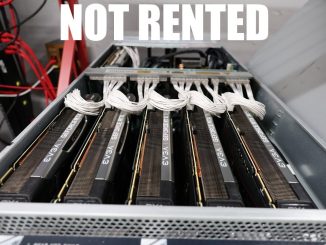 I have to change up my GPU "Ai" Rental Strategy...