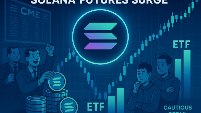 Solana futures surge as institutions drive open interest to record highs