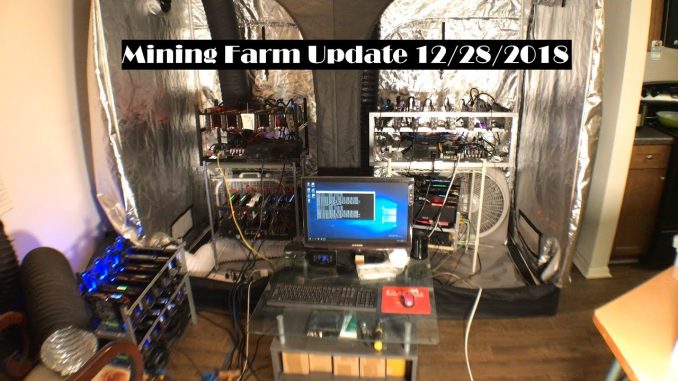 Mining Farm at Apartment - Update 12/28/18