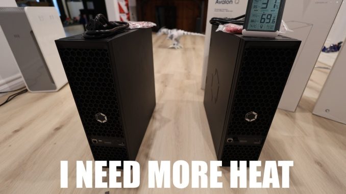 The BEST home Bitcoin Miner to HEAT my House!