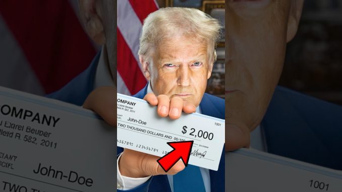 Trump’s $2000 Stimulus Check 🤑