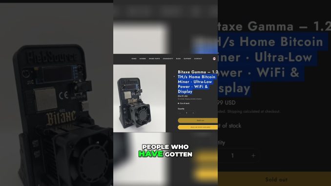 You won't get rich tomorrow trying to solo mine Bitcoin! #bitcoinmining #bitcoin