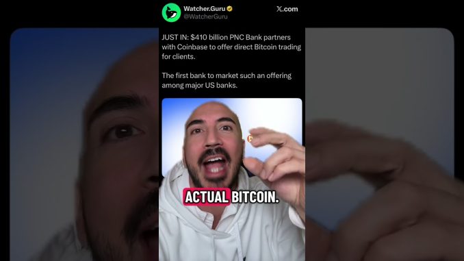 Major Bank Is SELLING BITCOIN TO THEIR CLIENTS