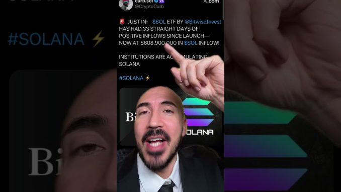 SOLANA DOWN 50%! ( Wall St. Doesn’t CARE)