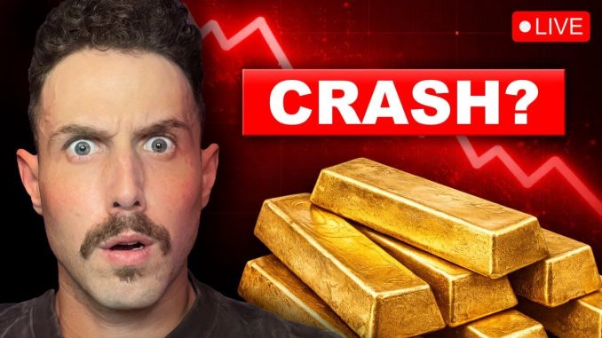 LIVE: Gold Crash Incoming? Will money Flow Into Bitcoin & Crypto?