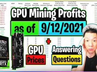 GPU Mining Profits as of 9/12/21 | GPU Prices | Answering Questions