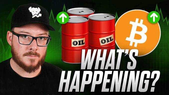 🚨 Oil Is Surging, Stocks Are Falling… So Why Is Bitcoin Pumping?