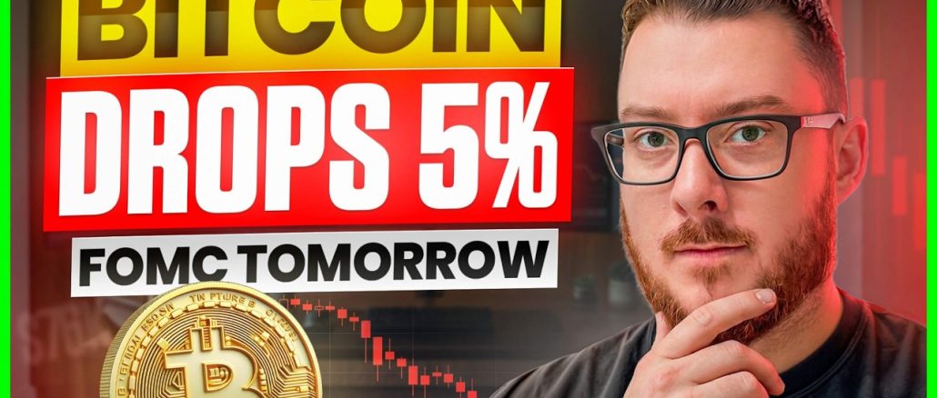 🚨 Bitcoin Drops 5% Ahead of FOMC | Here's What Actually Matters