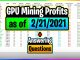 GPU Mining Profits as of 2/21/21 | Answering Questions | Twitch Recap