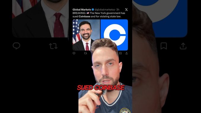 New York SUES Coinbase 😱
