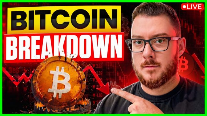 🚨 Bitcoin Breakdown Or Massive Bear Trap? LIVE