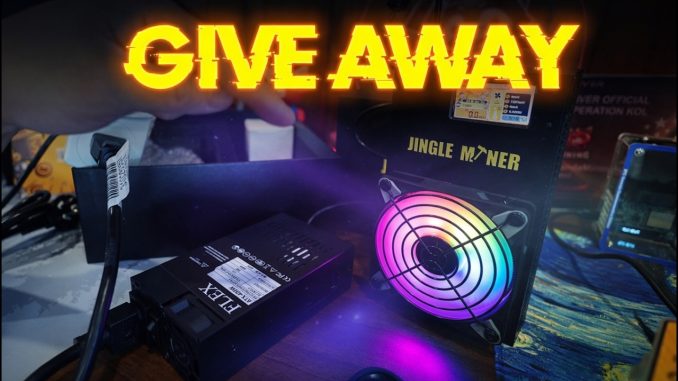 Jingle Miner BTC Pro... WHO WANTS IT?! LIVE STREAM WINNER!