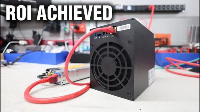 This "SCAM" Miner Hit ROI in 5 Months…