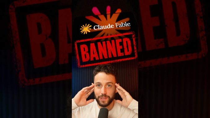 U.S. Government BANNED Claude Fable 😳