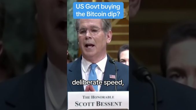 Will US Government Buy Bitcoin?